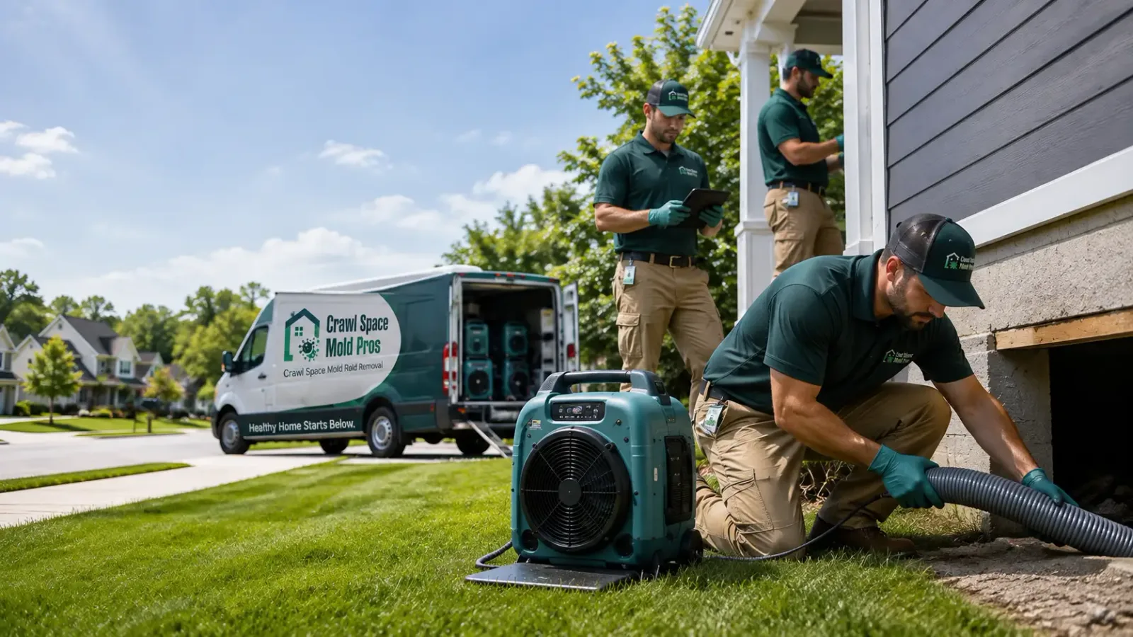 Crawl Space Mold Removal in Grandville, MI